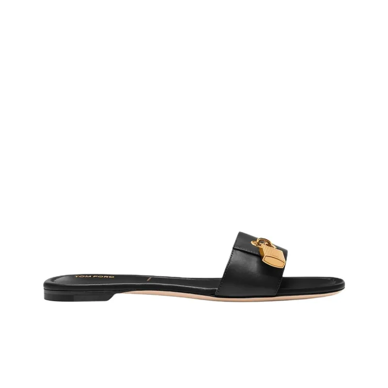 TF Slide Slippers Women's Black-1