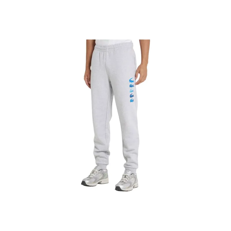 LACOSTE Knitted Sweatpants Men's Gray-0