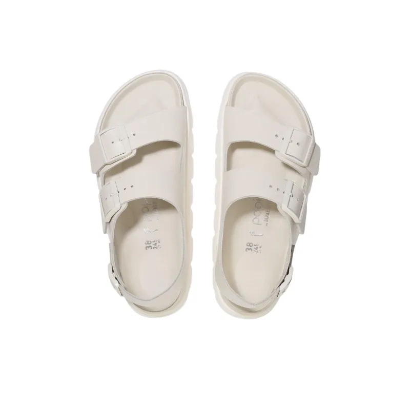 Birkenstock Milano Chunky One Strap Sandals Women's Beige-3
