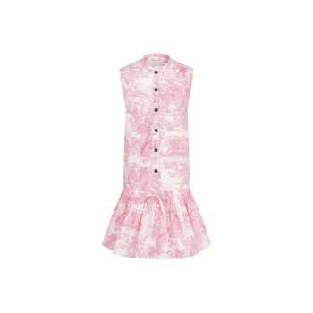 DIOR Dioriviera SS25 Sleeveless Dress Women's Pink