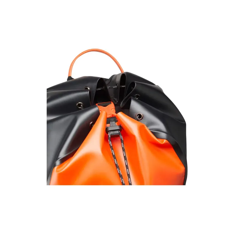 DECATHLON Polyester Backpack Regular Unisex Orange & Black-7