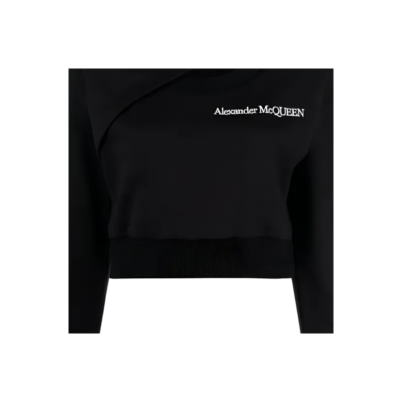 Alexander McQueen Sweatshirt Women's Black-4