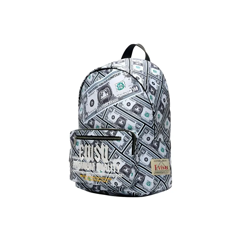 EVISU Fabric Backpack Regular Unisex White-1