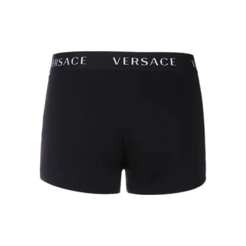 VERSACE Logo Trim Stretched Boxer Shorts-1