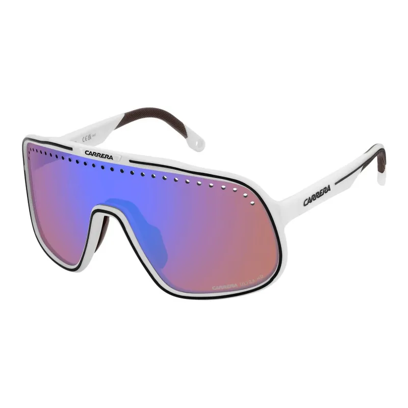 CARRERA Injection Molded Irregular Shape Sunglasses Men's White-0