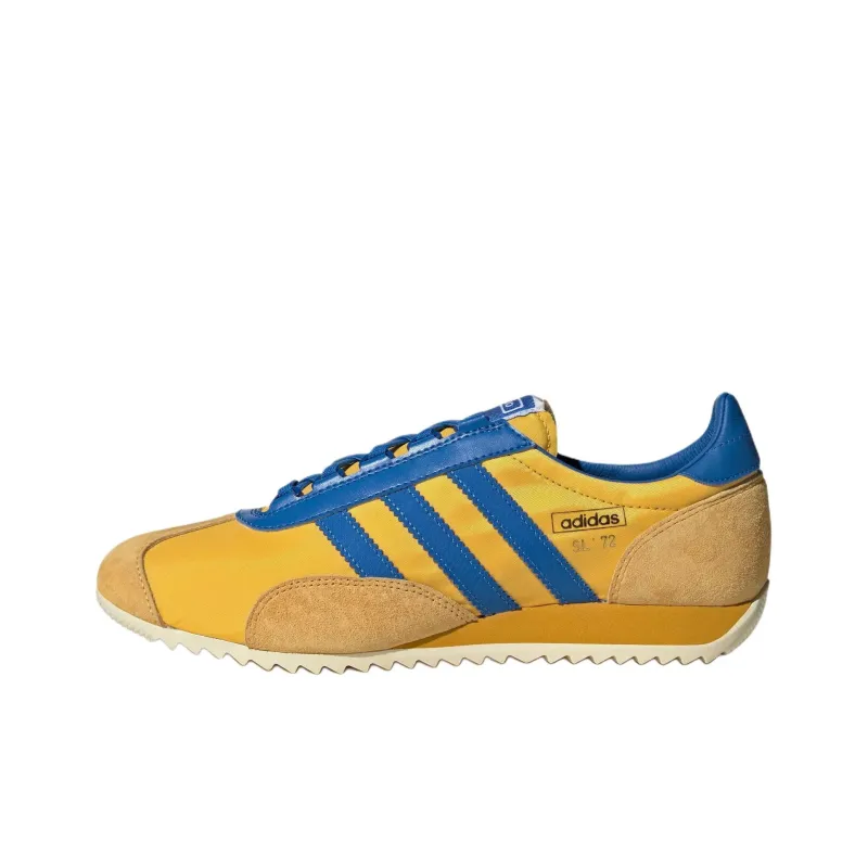 Adidas SL 72 Abrasion Resistant Low Top Casual Shoes Unisex Yellow-0