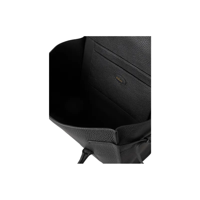 Mulberry Bayswater Cow Leather Handbag, Shoulder Bag Trumpets Women's Black-3