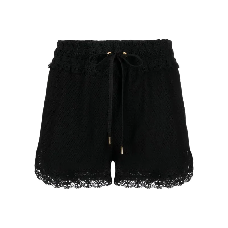 PINKO Casual Shorts Women's Black-0