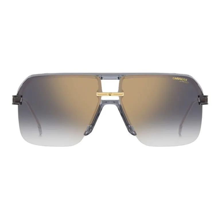 CARRERA Plastic Metal Aviator Sunglasses Men's Gray-1