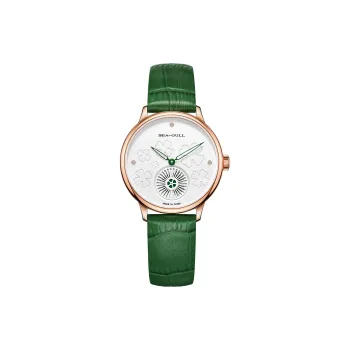 Sea Gull Elegant Collection Automatic Mechanical Movement Genuine Leather Strap Watch Women's Watch White Dial