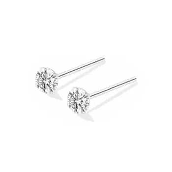 TRUE ME Sterling Silver Stud Earrings Unisex