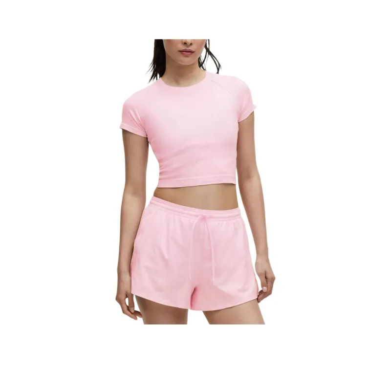 Lululemon Swiftly Collection Cropped Collection Silverescent™ Shirt Women's-0