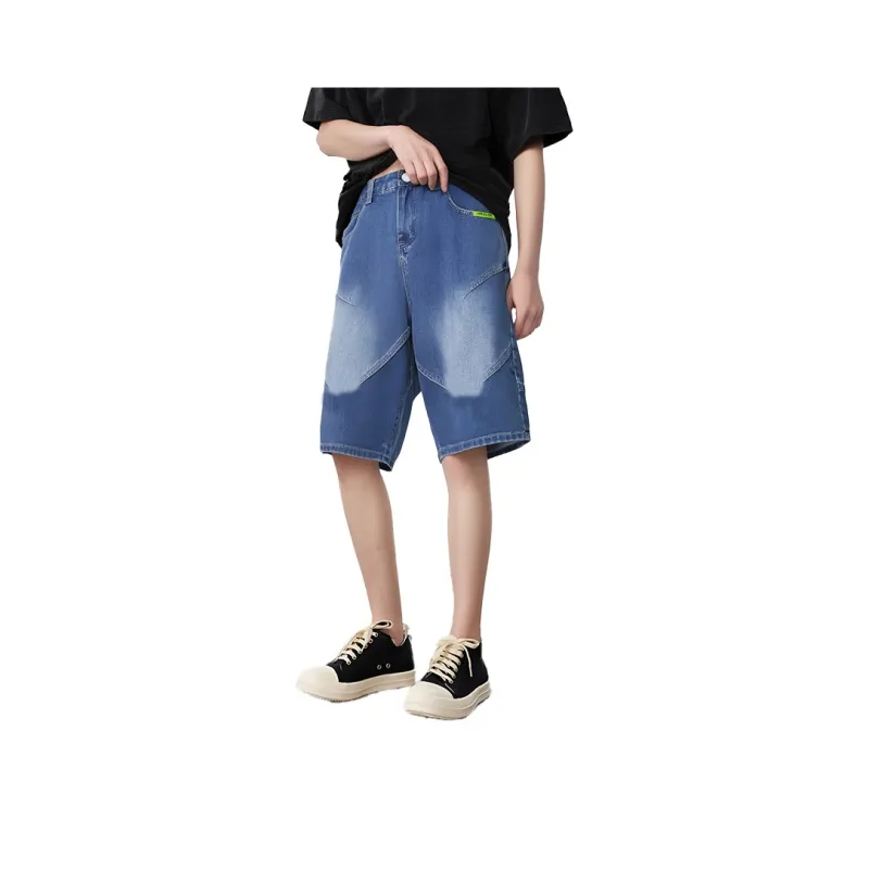 SAME FLOW Denim Shorts Unisex-3