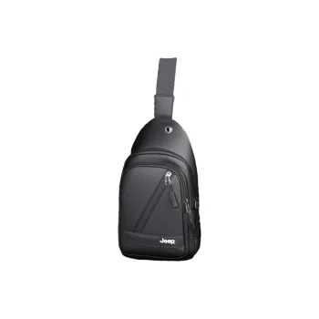 Jeep Artificial Leather Bag Men's Black