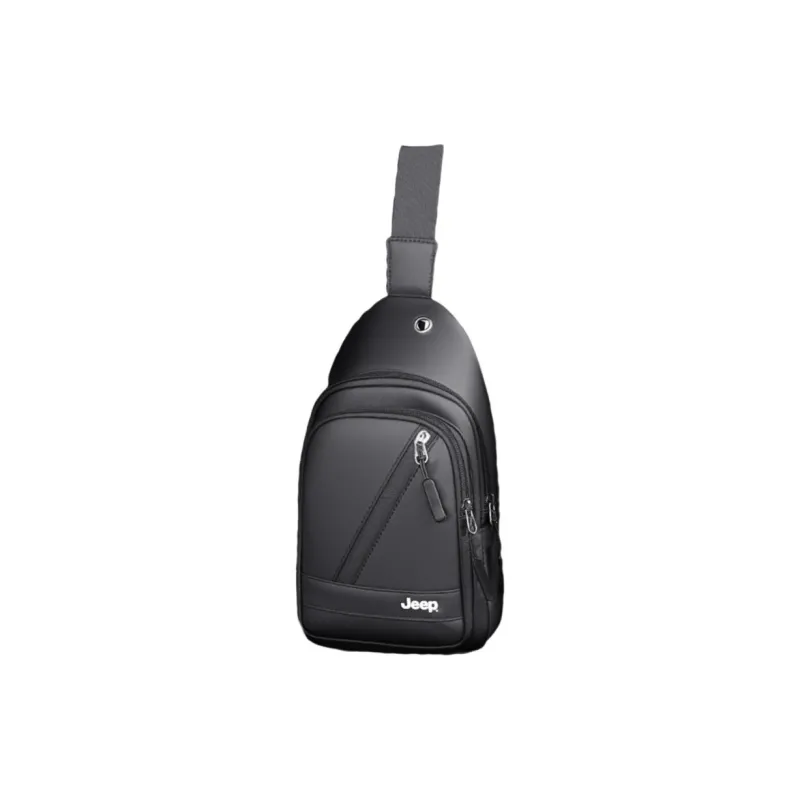 Jeep Artificial Leather Bag Men's Black-0
