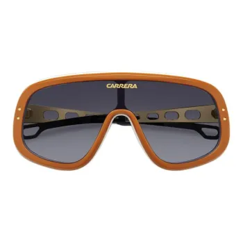 CARRERA Acetate Metal Irregular Shape Sunglasses Men's Gold