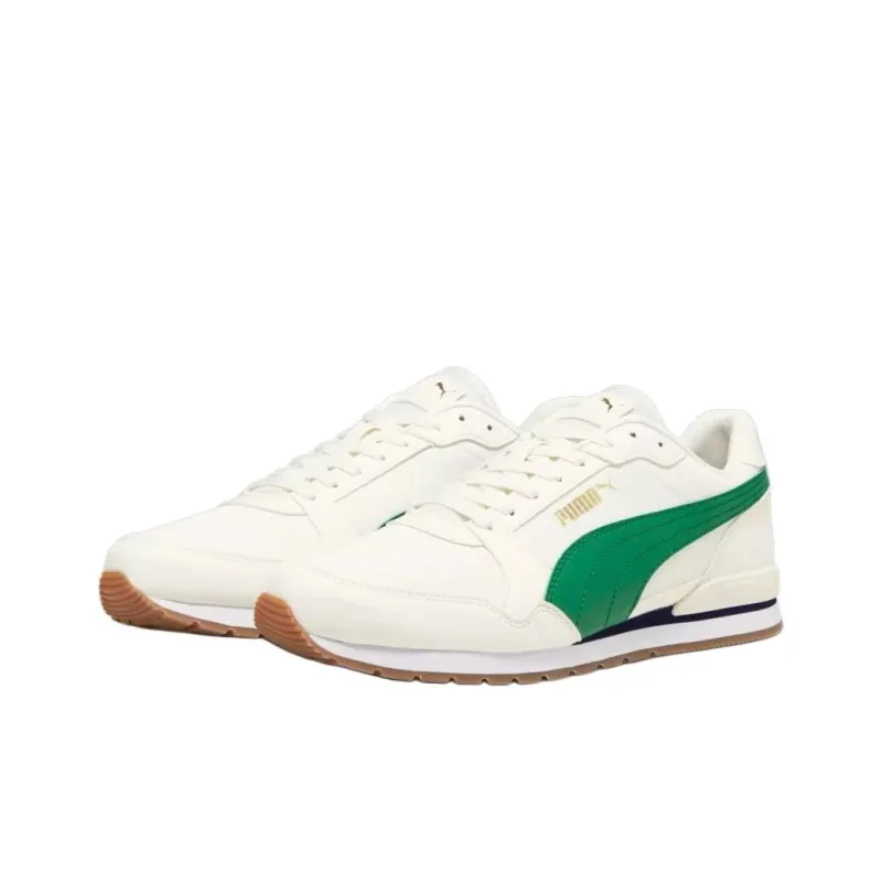 PUMA St Runner Abrasion Resistant Low Top Casual Shoes Men's White-1