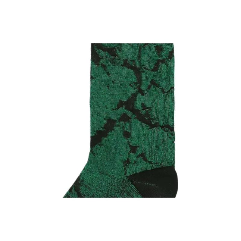 ISSEY MIYAKE Mid Calf Socks Men's 1 Pack Green-2