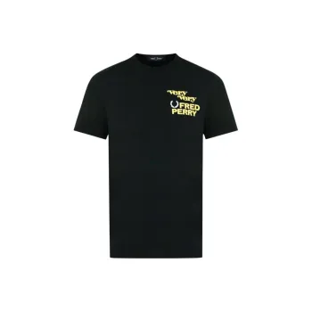 FRED PERRY T Shirts Men Black