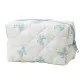 White Base Bowknot Blue