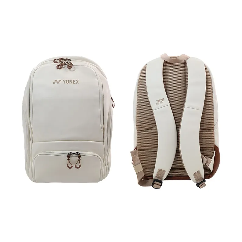 YONEX Badminton Racket Bags Fits 2 Pcs Sports, Casual Backpack Ecru Unisex-4