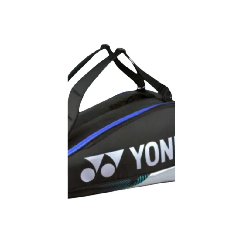 YONEX Badminton Racket Bags 6 Pcs Sporty Style Backpack Black Silver Unisex-5
