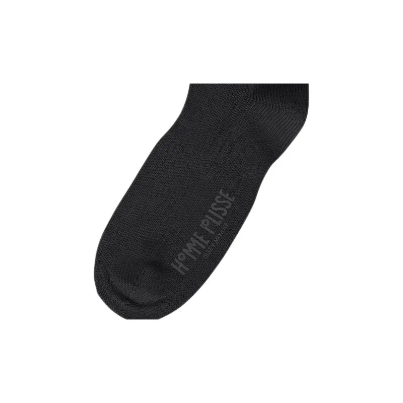 Homme Plissé Issey Miyake Mid Calf Socks Men's 1 Pack Black-3