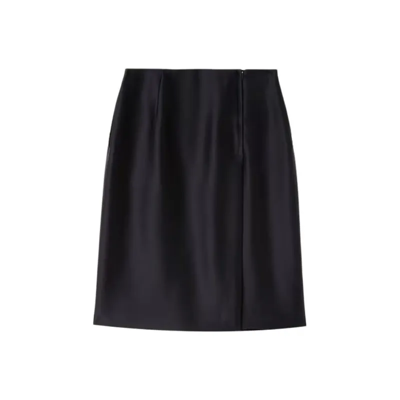 Loro Piana Amalie Skirt Casual Short Skirts Women's Black-1