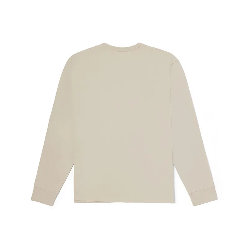 Vans TEE LS T Shirt Unisex Beige Brown-1