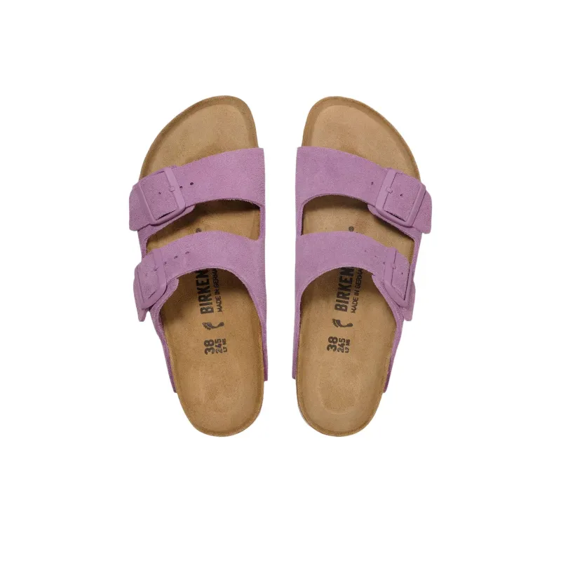 Birkenstock Arizona EVA Abrasion Resistant Slide Slippers Unisex Light Purple Narrow-3
