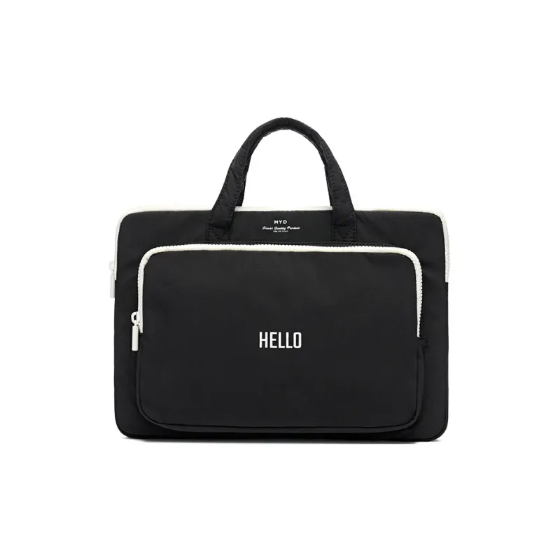 MYD Polyamide Laptop Bag Unisex Black-1