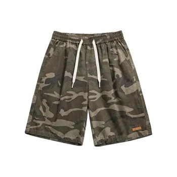 WOOD SOON Casual Trendy Brand Japanese Style Knee Length Pants Unisex
