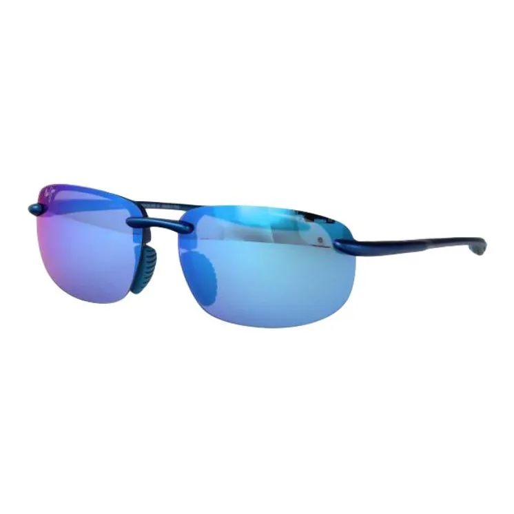 Maui Jim Nylon Irregular Shape Sunglasses Unisex Blue-0