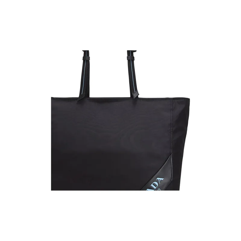 PRADA Nylon Handbag, Shoulder Bag Unisex Black-5