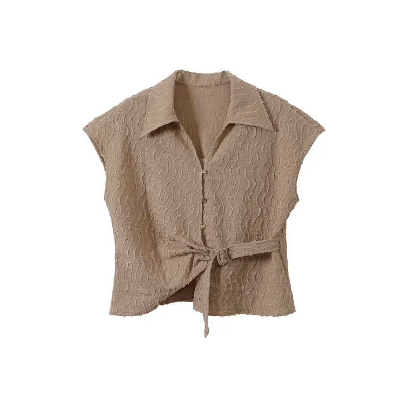 SHUXI Shirt Women's Annual Ring Firewood-0