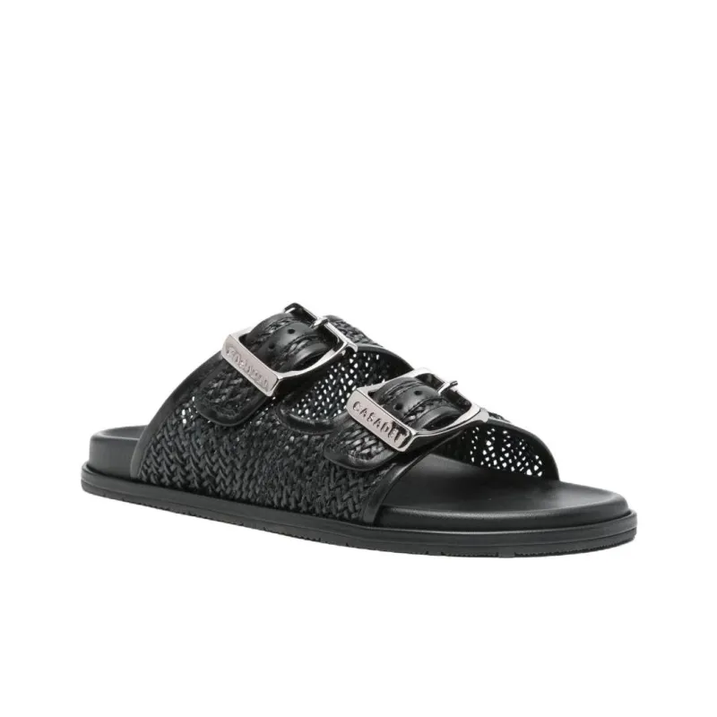 Casadei Slide Slippers Women's Black-1