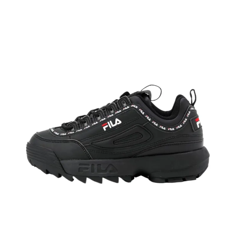 FILA Disruptor 2 Low Top Casual Shoes Unisex Black-0