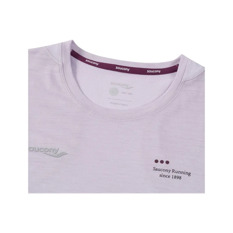 Saucony T Shirt Women's Light Purple-2