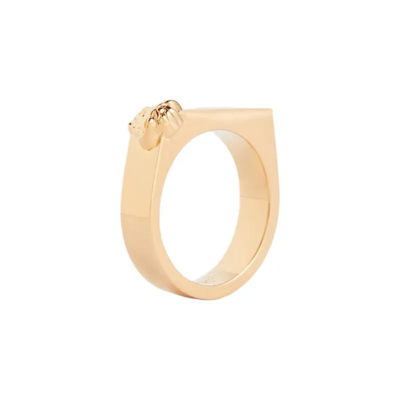 VERSACE Gold Plated Metal Rings Men's Gold-2