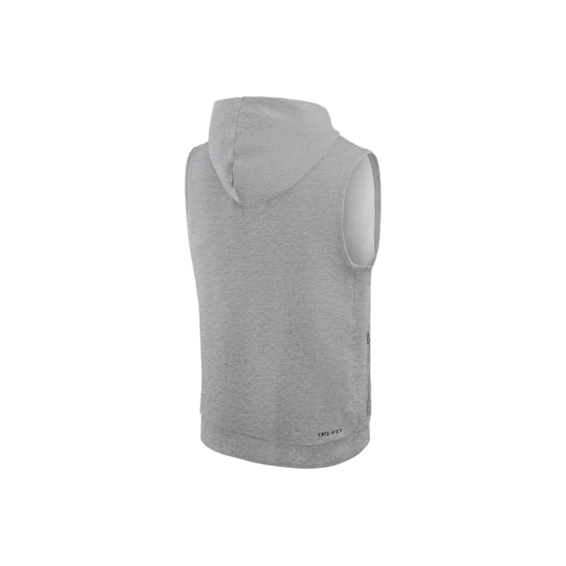Jordan North Carolina Sideline Men's Jordan Brand Dri FIT College Sleeveless Pullover Hoodie-1
