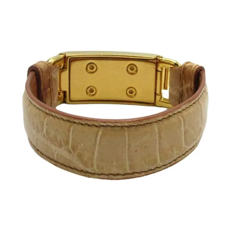 PRADA Metal Bracelets Unisex Gold-2