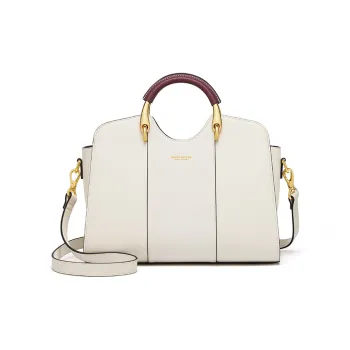 CNOLES Cow Leather Handbag, Crossbody Bag Large Size Women's Multicolor