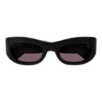 GUCCI Recycled Acetate Cat Eye Sunglasses Women's Black
