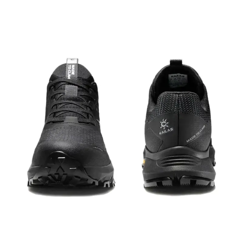 KAILAS Brackets Slip Resistant, Abrasion Resistant, Waterproof Low Top Hiking Shoes Men's Black-3
