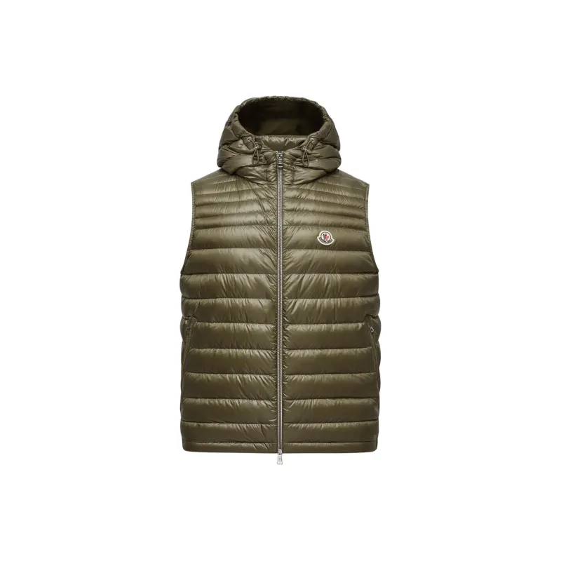 Moncler Vests Men Olive Green-0
