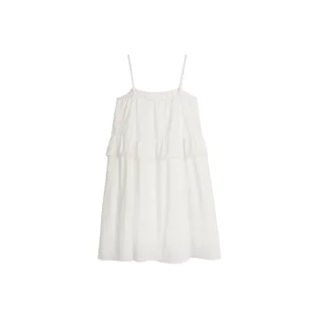 ELLE Slip Dresses Women's White