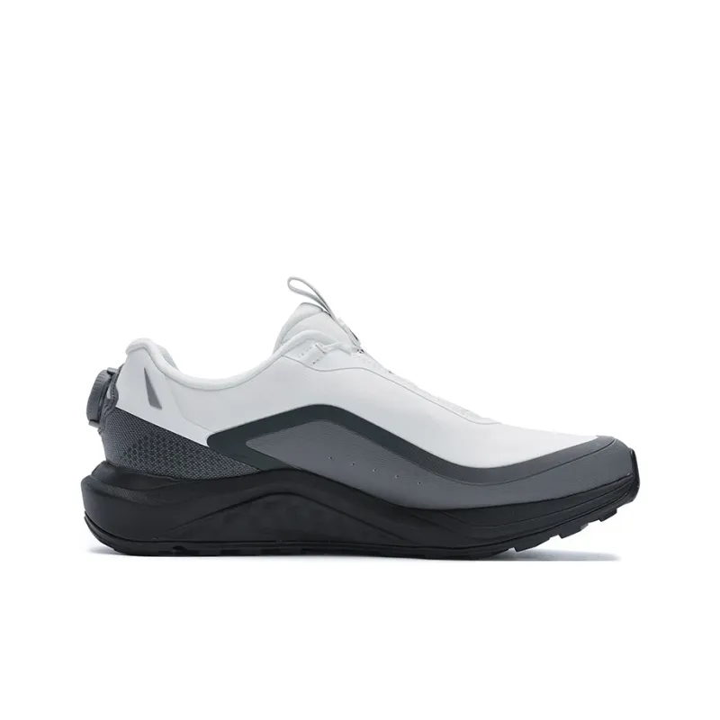 FILA BOA WOLF Anti Slip Wear Resistant Low Top Trail Running Shoes Men's White Gray-1