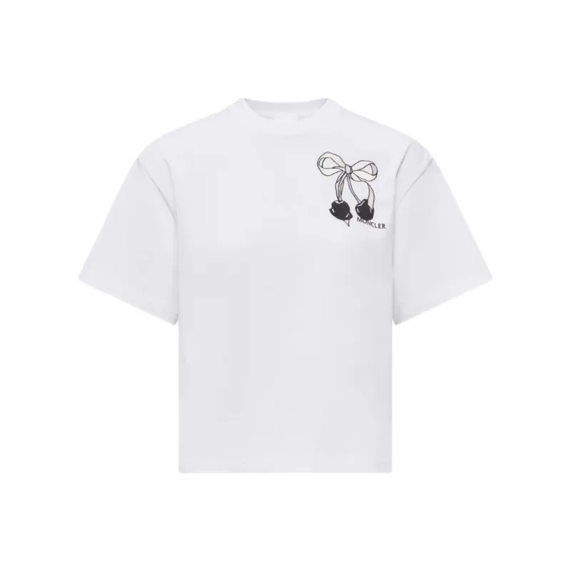 Moncler T Shirts Women's White-3