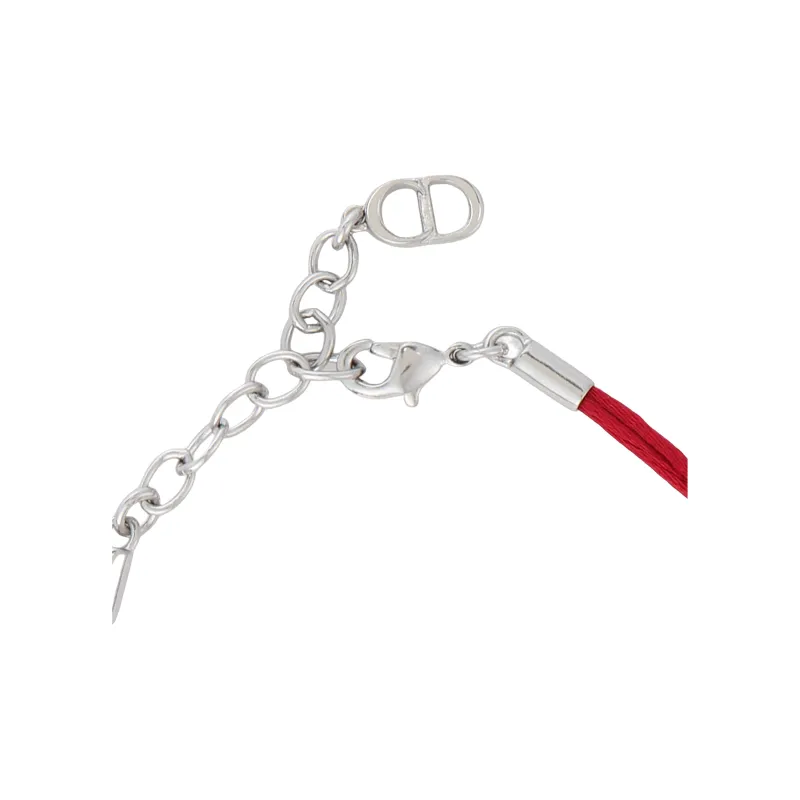 DIOR   Bracelets Unisex Silver/Red-2