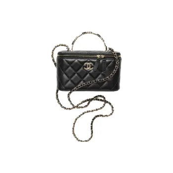 CHANEL Lambskin Cell Phone Pouch, Flap Bag, Shoulder Bag, Crossbody Bag, Handbag Women's Black